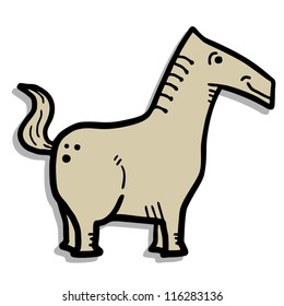 Cartoon horse