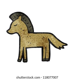 caballo de dibujos animados