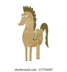 caballo de dibujos animados