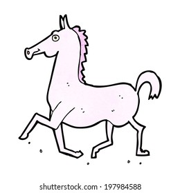 caballo de dibujos animados