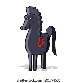 cartoon horse