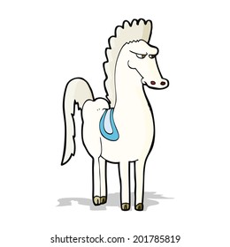 caballo de dibujos animados