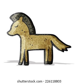 cavalo de desenho animado