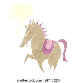 caballo de dibujos animados