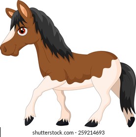 Cartoon horse 