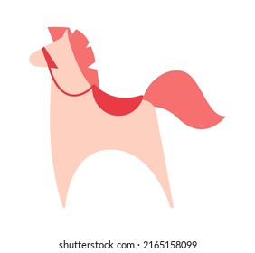 Cartoon horse icon. Vector illustration