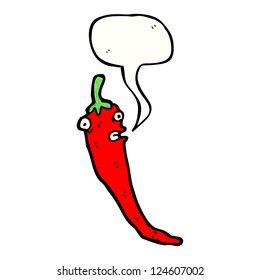 cartoon hot chili