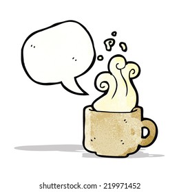 Cartoon-heißer Kaffee