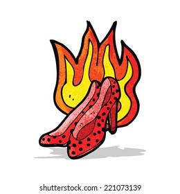 cartoon hot heels