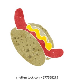 cartoon hotdog