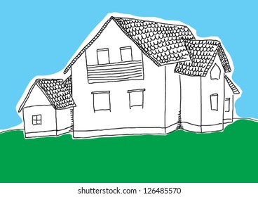 Cartoon house