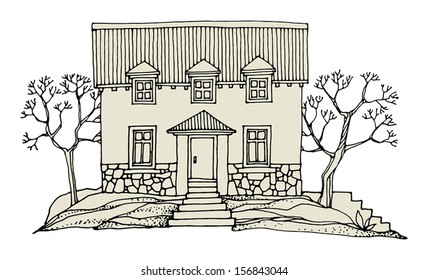 Cartoon house