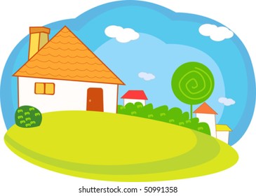 Cartoon house
