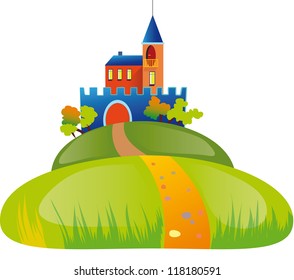 cartoon house icon