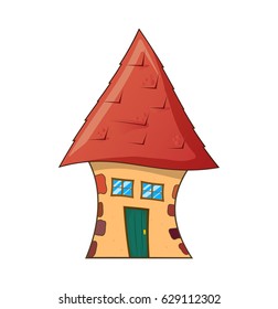 cartoon house vector symbol icon design. Beautiful illustration isolated on white background