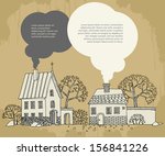 Cartoon houses
