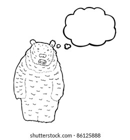 cartoon huge bear