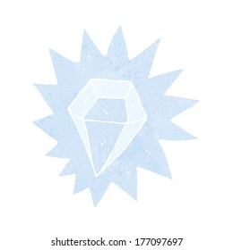 enorme diamante de dibujos animados