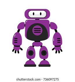 Cartoon Humanoid Cute Robot 