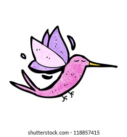 cartoon hummingbird