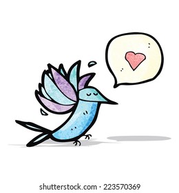 cartoon hummingbird