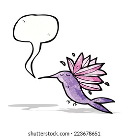 cartoon hummingbird