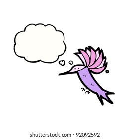 cartoon hummingbird