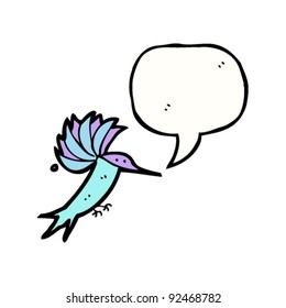 cartoon hummingbird