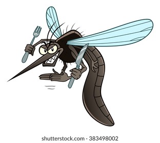 Image result for cartoon mosquitoes