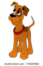 Cartoon hunting dog.