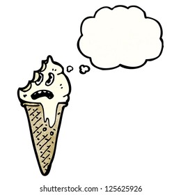 helado de dibujos animados