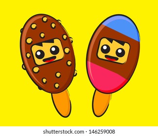 cartoon ice cream