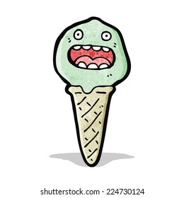 helado de dibujos animados
