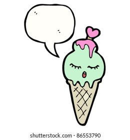 cartoon ice cream