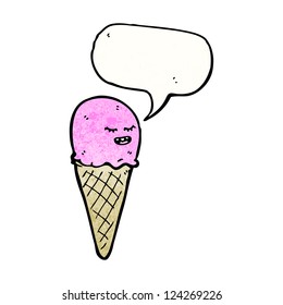 cartoon ice cream cone