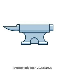 Cartoon Icon Anvil Vector Illustration