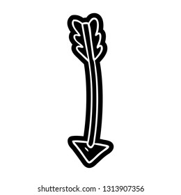 cartoon icon of an arrow