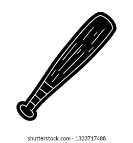 cartoon icon of a baseball bat