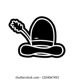 cartoon icon of a farmers hat