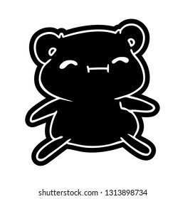 cartoon icon kawaii cute teddy bear