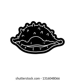 cartoon icon of a sea shell