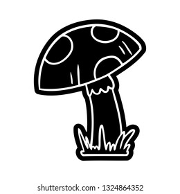 cartoon icon of a toad stool