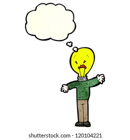 Cartoon-Ideenmann