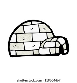 cartoon igloo