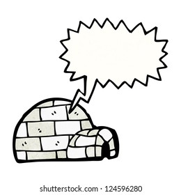 cartoon igloo