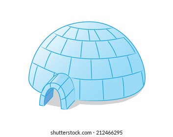 cartoon igloo 