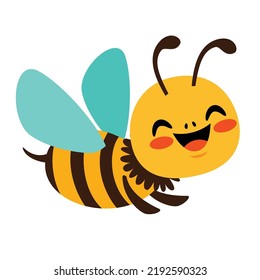 Cartoon Illustration Of A Bee