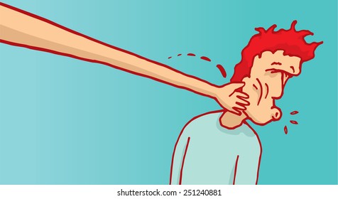 Slap Face Images Stock Photos Vectors Shutterstock