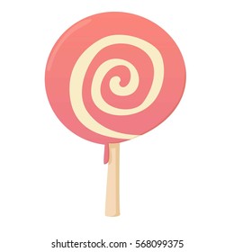 Cartoon illustration of candy vector icon for web