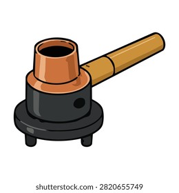 A cartoon illustration of a canting